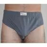 Slip bio homme gris coton bio