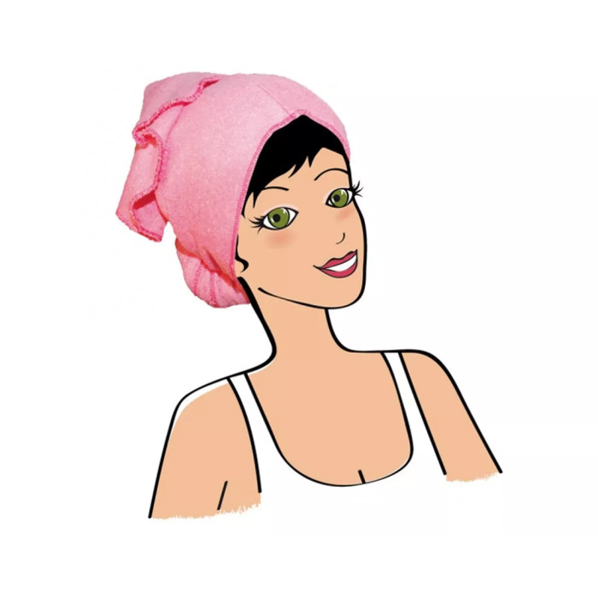 Serviette à cheveux en bambou Serviette à cheveux en bambou