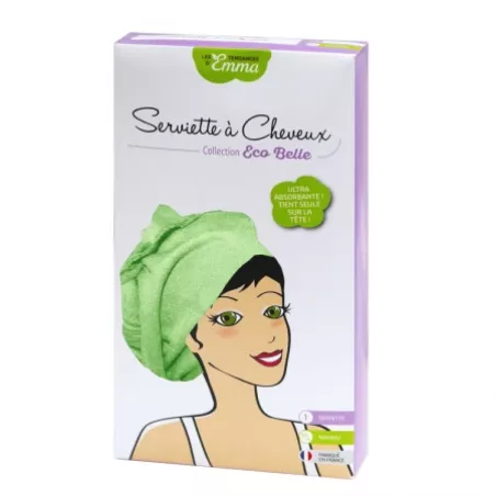 Serviette à cheveux en bambou