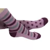 Chaussettes fille Étoiles rose 