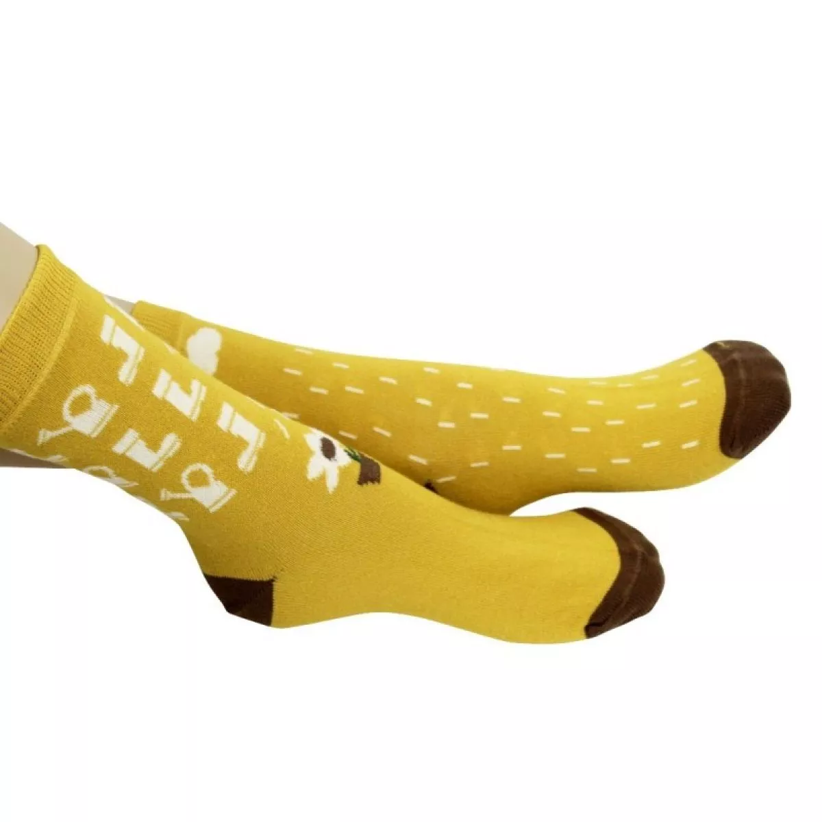 Lot de 3 chaussettes bébé Automne moutarde