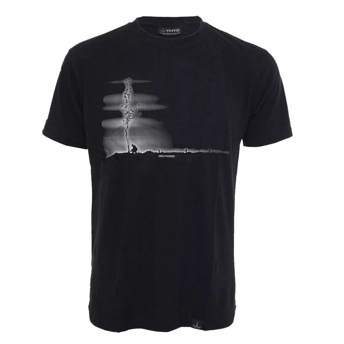 Tee shirt chanvre et coton bio noir Herb N Warrior Tee shirt chanvre et coton bio noir Herb N Warrior