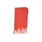Grande echarpe unie femme corail orange