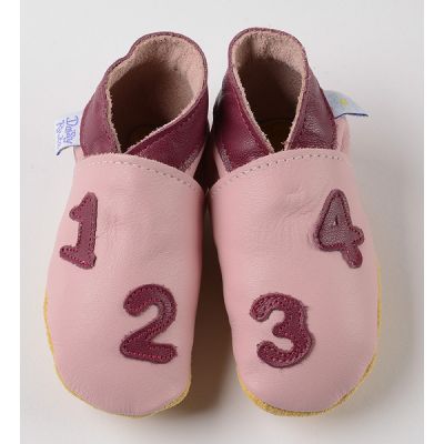 Chaussons 1-2-3-4 rose Daisy Roots