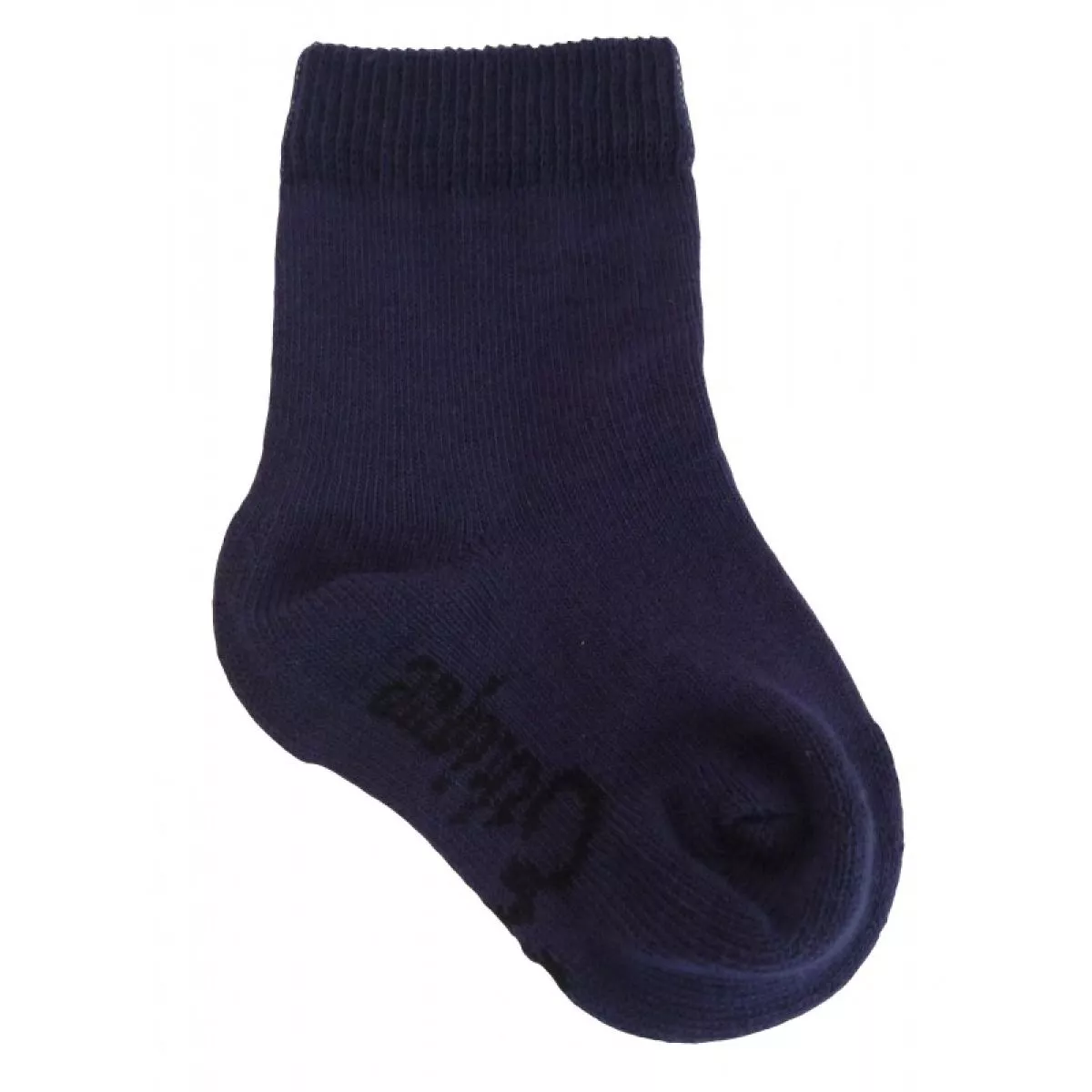 Chaussettes bio enfant bleu denin