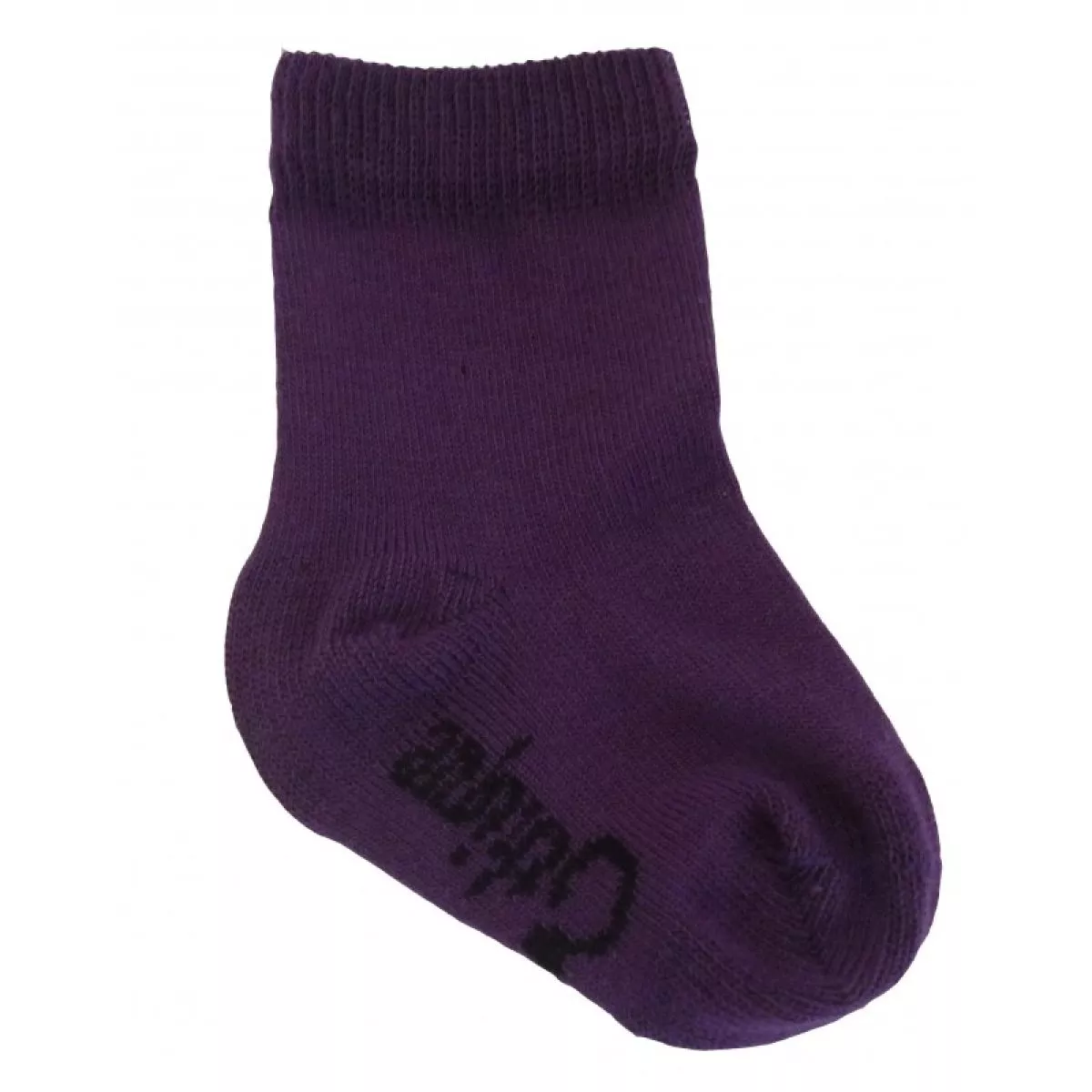 Chaussettes bio enfant violet