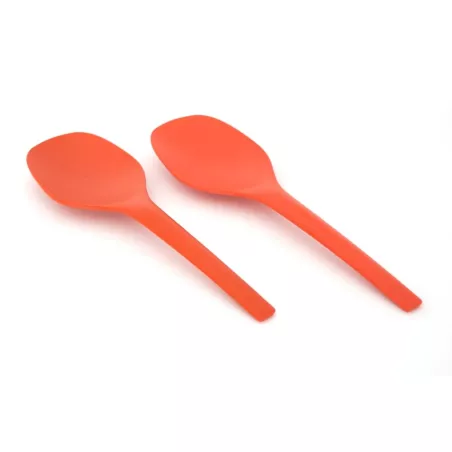 Couverts à salade en bambou