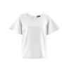 Top été femme coton bio et chanvre blanc