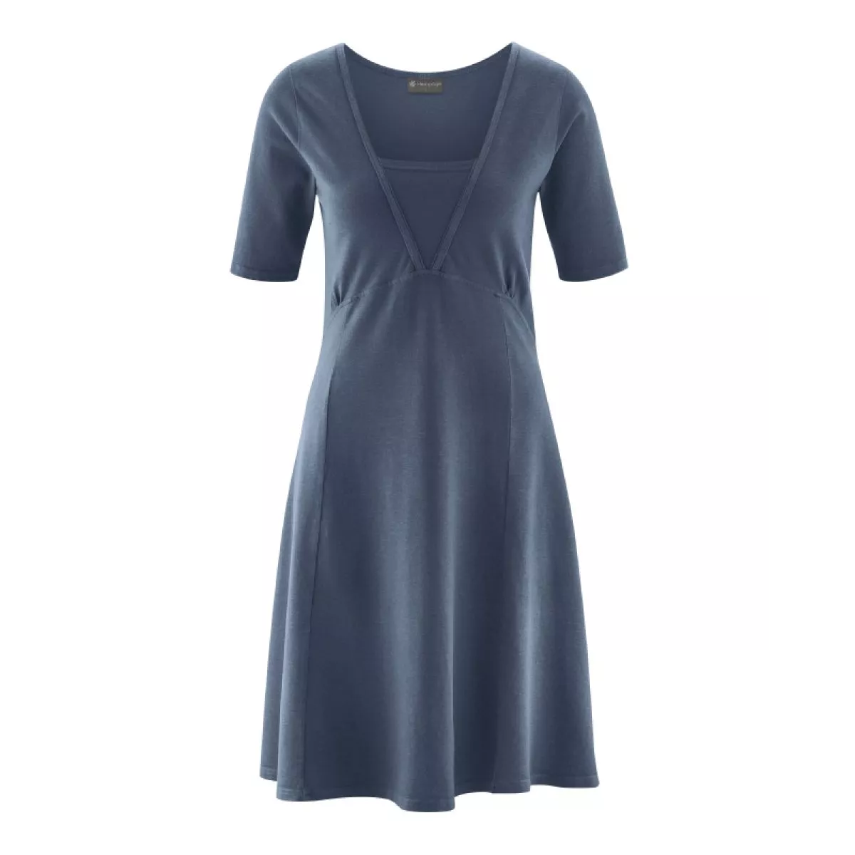 Robe mi-longue bleu gris wintersky