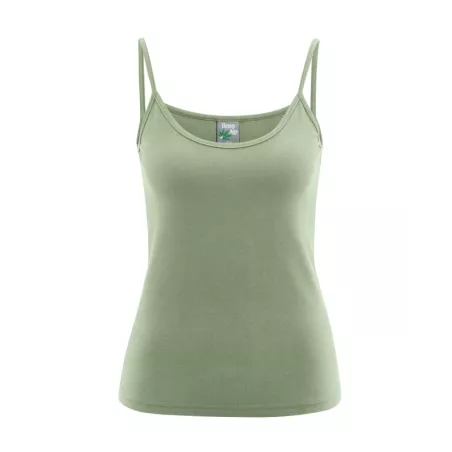 Top moulant bretelles coton bio chanvre