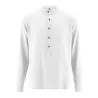 Chemise col droit blanc