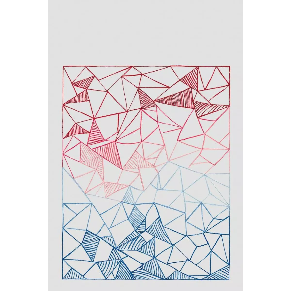 T-shirt coton bio Dégradé