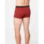 Boxer bio rouge rouille bambou et coton bio Boxer bio rouge rouille bambou et coton bio