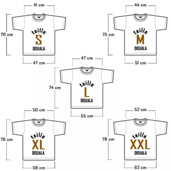 Tailles homme t-shirts Quat'rues