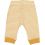Leggings en coton bio bébé jaune gold avec motif