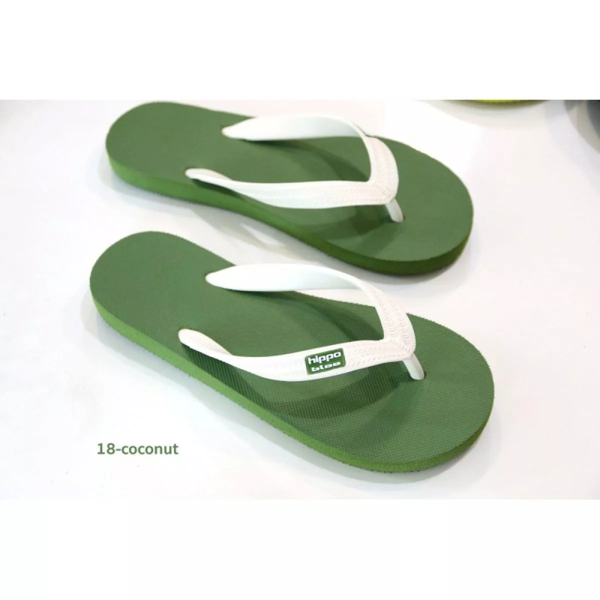 tongs vertes