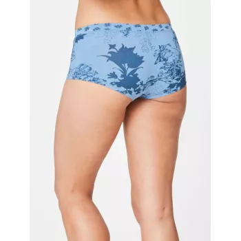 Slip bleu en bambou femme