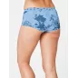 Slip bleu en bambou et coton bio femme Slip bleu en bambou et coton bio femme
