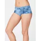 Slip bleu en bambou et coton bio femme Slip bleu en bambou et coton bio femme