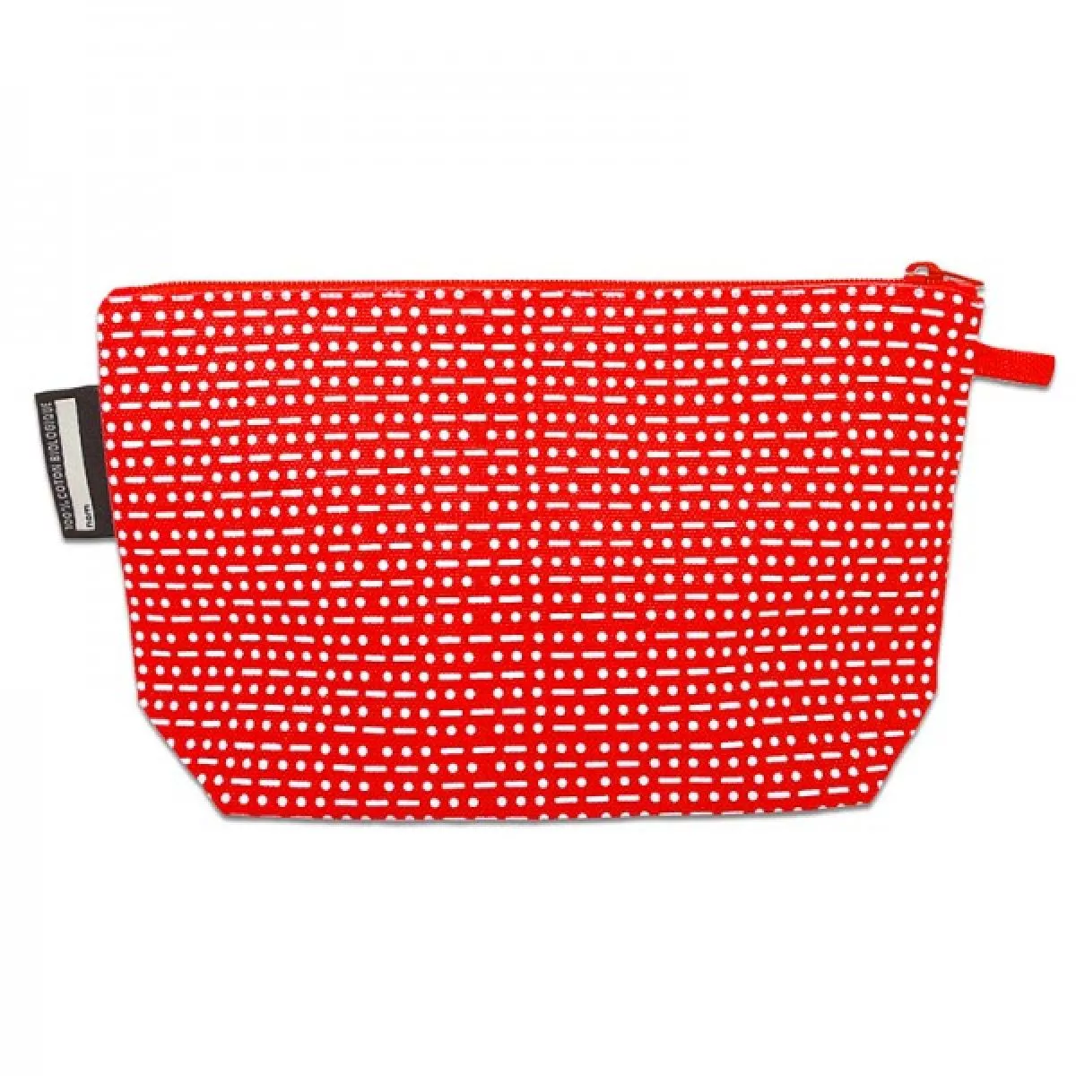 Trousse rouge école ou make-up panda en coton bio