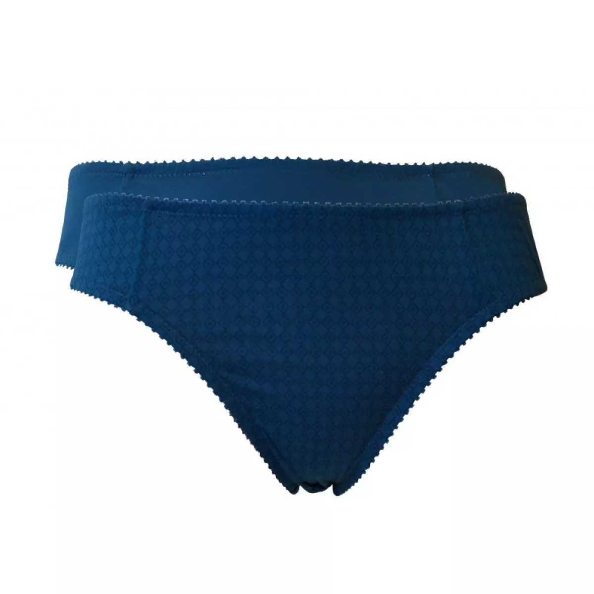 Lot de 2 slips femme coton bio bleu - Sao-Bio