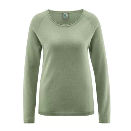 Pullover col rond chanvre et coton bio