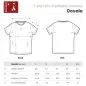 Tee shirt bleu bio et équitable 4 éléments Tee shirt bleu bio et équitable 4 éléments