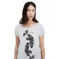 Tee shirt gris femme Sea Shepherd Tee shirt gris femme Sea Shepherd