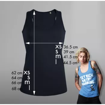 Guide des tailles débardeur femme THTC