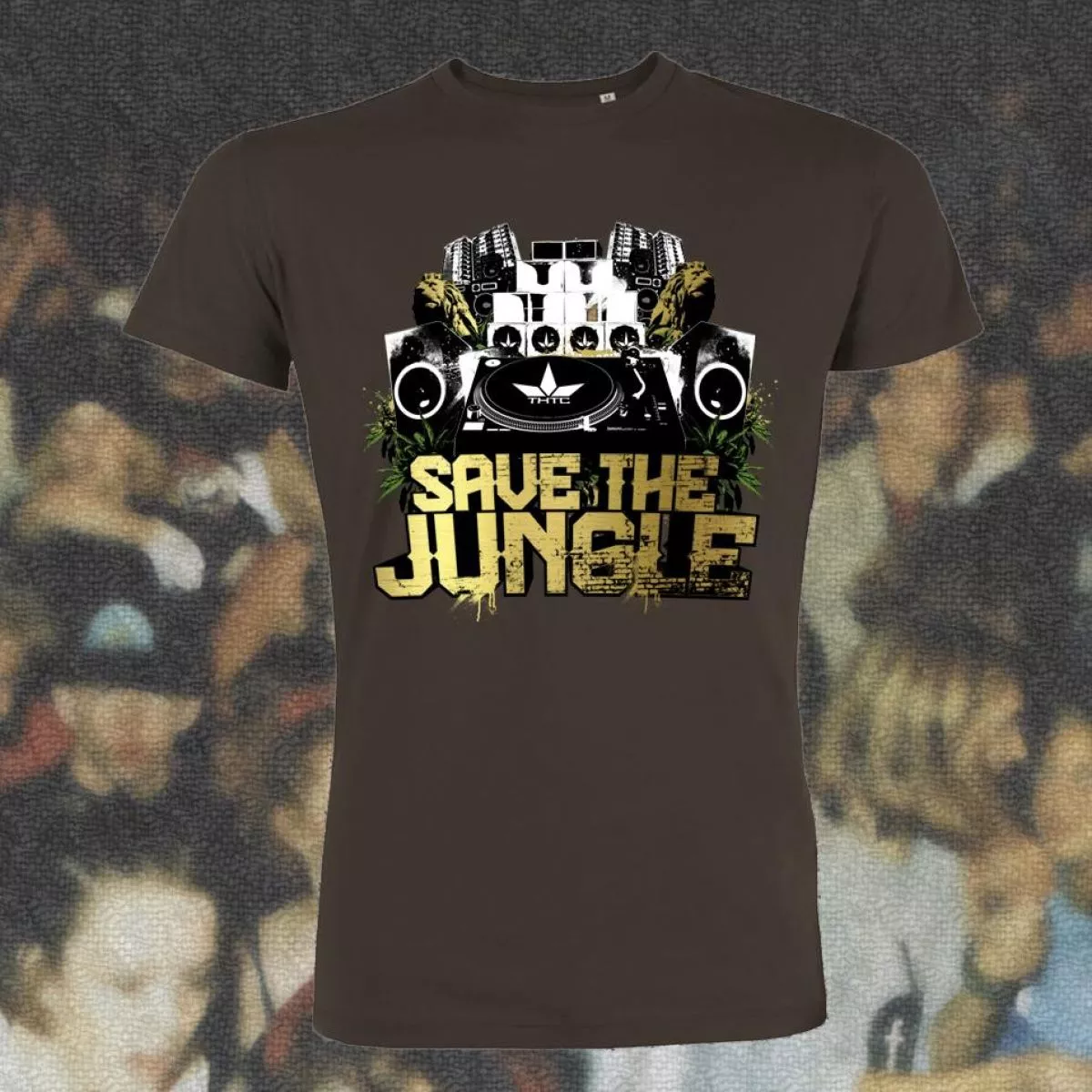 Tee shirt chanvre et coton bio vert jungle