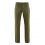 Pantalon à carreaux chanvre et coton bio vert tourbe