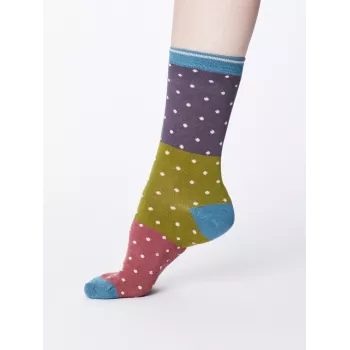 Chaussettes femme bambou anthracite marque Anglaise Thought