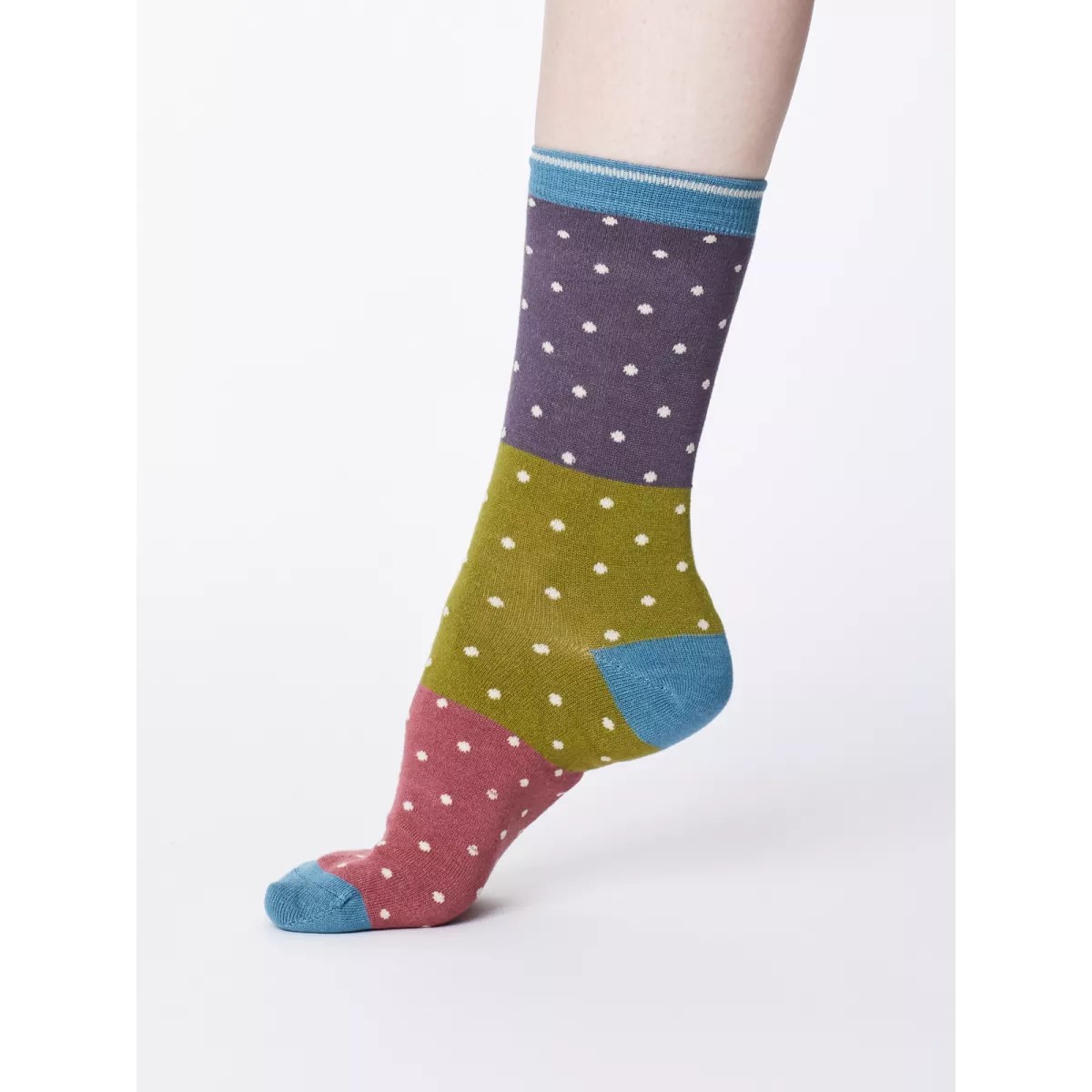 Chaussettes femme bambou anthracite marque Anglaise Thought