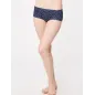 Culotte femme bleu marine en bambou et coton bio Culotte femme bleu marine en bambou et coton bio
