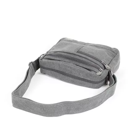 Sac bandoulière A5 chanvre et coton organic