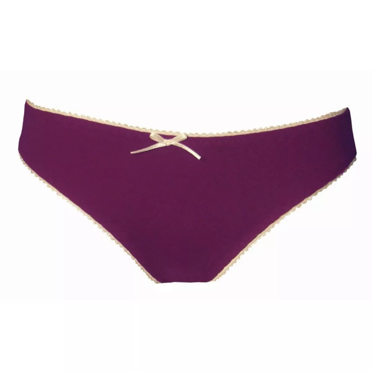 Slip couleur prune femme Peau Éthique