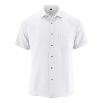 Chemise bio manches courtes blanche