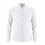 Chemise bio manches longues col mao blanche