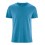 t-shirt manches courtes en fibres de chanvre et coton bio bleu atlantique
