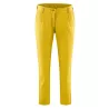 Pantalon 7/8 en coton bio et chanvre curry