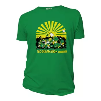Tee-shirt vert déconsommation