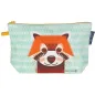 Trousse coton bio Panda roux