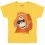 T-shirt coton bio orang-outan face