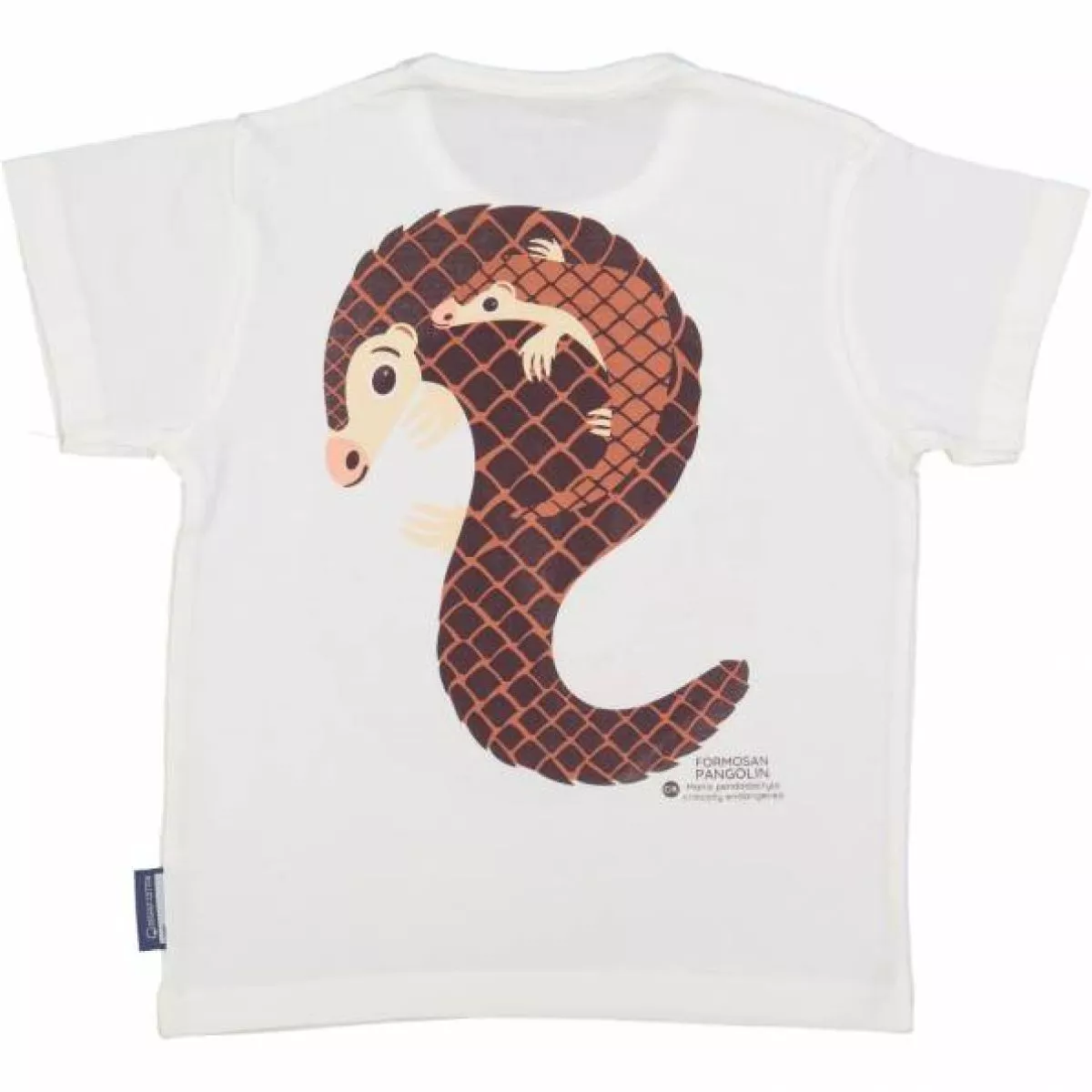 T-shirt coton bio pangolin