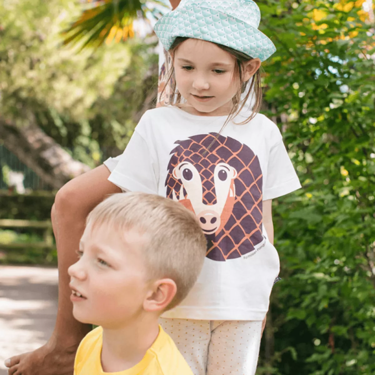T-shirt coton bio pangolin