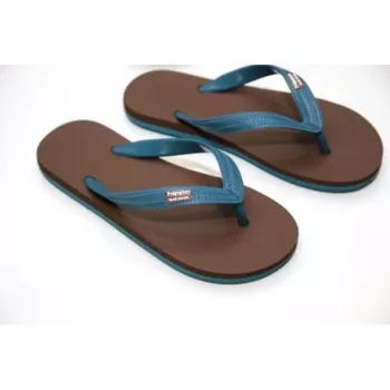 Tongs éthiques & écologiques chocolat blue