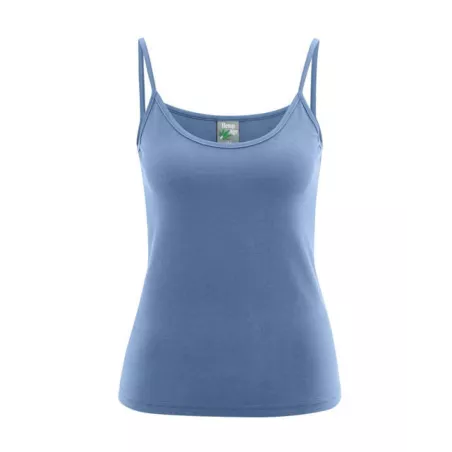 Top moulant bretelles coton bio chanvre