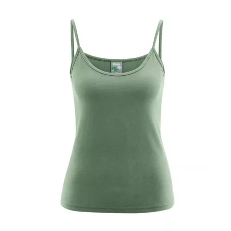 Top moulant bretelles coton bio chanvre
