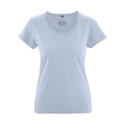 + de 20 couleurs au choix, t-shirt breezy en coton bio et chanvre femme gris clear