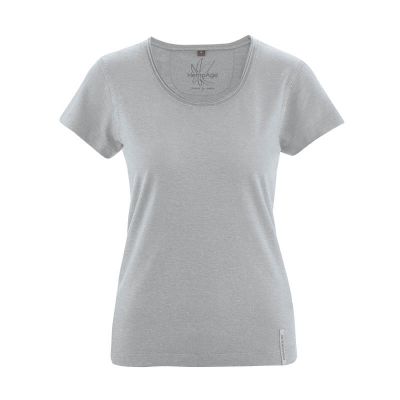 + de 20 couleurs au choix, t-shirt breezy en coton bio et chanvre femme gris taupe